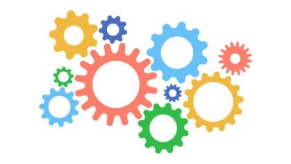 Colorful gears